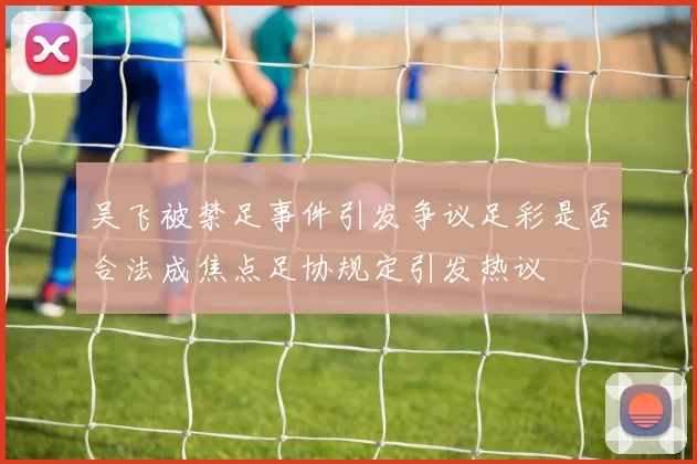 吴飞被禁足事件引发争议足彩是否合法成焦点足协规定引发热议